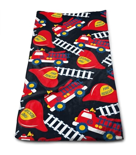 Amazon｜タオル バスタオル 消防車 子供 交通 フェイスタオル